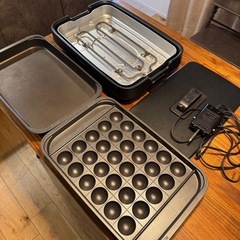 【22年製】象印 ホットプレート やきやき EA-KJ30（たこ焼きプレートほぼ未使用！）の画像