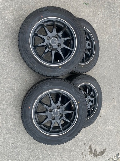 175/65 R14 スタッドレス
タイヤ（アルミホイール付）&チェーン、直ぐ使えます。