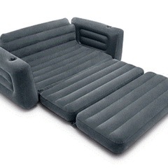 2月末まで‼️未使用‼️エアソファ　ベッド　キャンプにオススメの画像