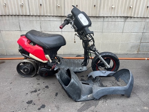 アプリオタイプ2 jog 原付　バイク 不動車  事故車　部品取車