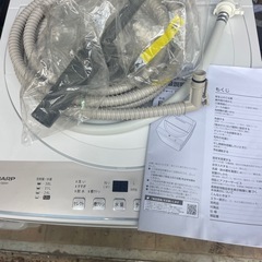 【極美品】2024年製　洗濯機　シャープ　ES-GE 68 の画像