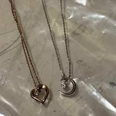 ネックレスまとめ　真珠　ゴールドの画像