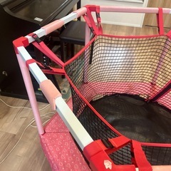 6角形キッズトランポリン（ピンク）の画像