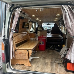 木製ベンチ　収納の画像