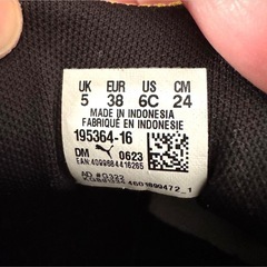 puma プーマ 24cm スポーツスニーカー 運動靴 シューズの画像