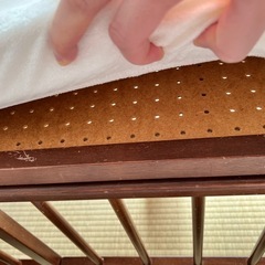 【無料】木製ベビーベッド（120×70cm）の画像