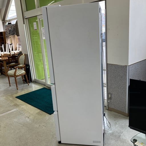 今2602-135　HITACHI 3ドア冷蔵庫 R-V38TV 2024年製 375L 動作確認済み キズ汚れ有り