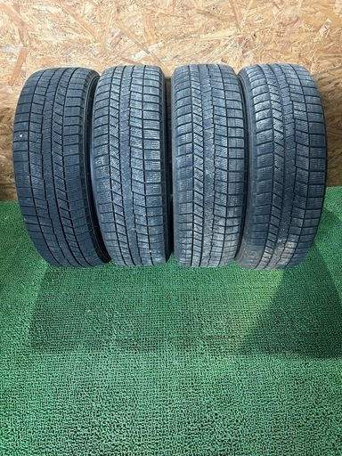 【法人出品】ダンロップ WM03 23年製 195/50R19 4本 スタッドレスタイヤ 1本修理有 良溝