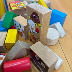 アンパンマンの積み木の画像