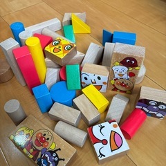 アンパンマンの積み木の画像