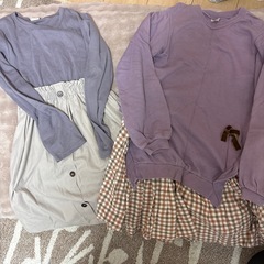 130サイズワンピース お話し中の画像