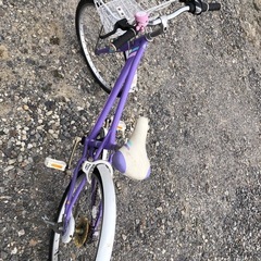 自転車（女の子）の画像