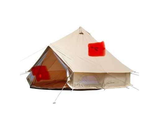 DANCHEL OUTDOOR   コットンベルテント（テント上部
煙突穴付き）4m