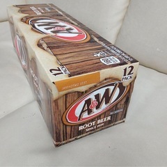 A&W ルートビア 12パック カフェインなし１ケース分の画像