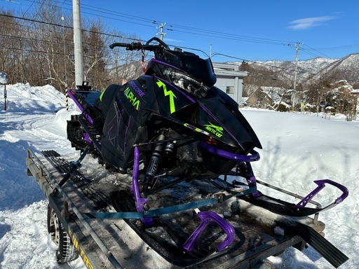札幌　スノーモービル アルファーワン　直ぐに乗れます 　