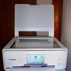 キャノンプリンター TS8030 ホワイト №35【美品】の画像