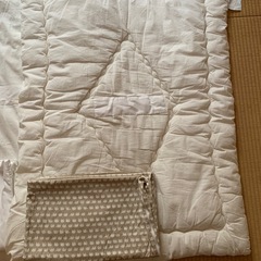 保育園用　お昼寝布団　お布団屋さん注文　日本製　綿100%の画像