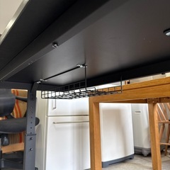 昇降式デスク　ブラックの画像