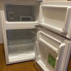 2024年製　2ドア冷凍冷蔵庫　アイリスオーヤマ製　IRSD-9B-W　　　の画像