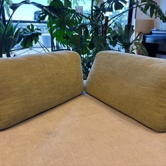 【引取限定】定価18万 大塚家具アイランドソファ「パズル」クッション2個の画像