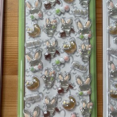 うさもちぷくぷくキャンディシール3枚セットの画像