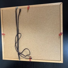 千切り絵　木製フレーム付きの画像