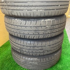 155/65r14アルミホイールとタイヤの画像