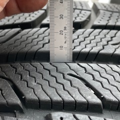 Jeep wrangler純正ホイール+スタッドレスタイヤの画像