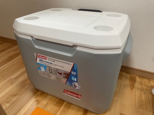【美品】コールマン クーラーボックス 47L（50QT）ホイール付き