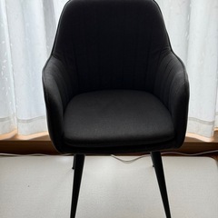 【4脚セット】ダイニングチェア 回転 肘付き の画像