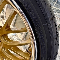 205/45R17 アルミホイール4本セットYOKOHAMA  の画像