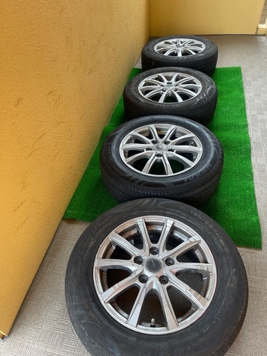 195/65r15アルミホイールとタイヤ