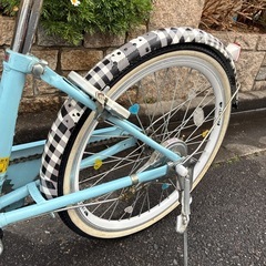 20インチ　キッズ自転車　女の子の画像