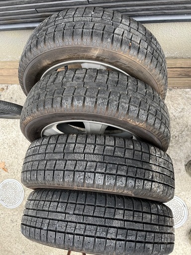 雪予報でました！155/65/14スタッドレス4本