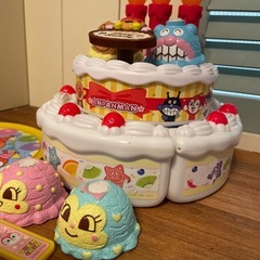 【廃盤品】ろうそくフ～！アンパンマン バースデーアイスケーキセットの画像