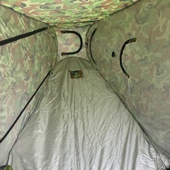 カモフラージュ柄テント⛺️の画像