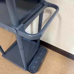 シューズラック5段（傘立てつき）の画像