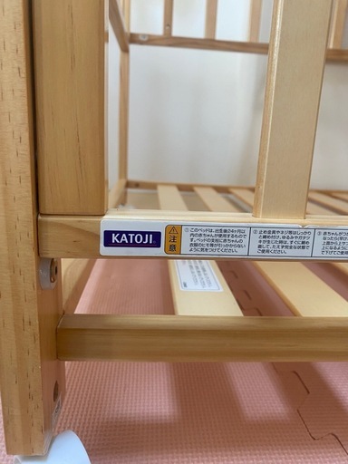 KATOJIベビーベッド ♯ お世話が楽なハイポジション