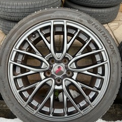 スバルWRX STI 純正18インチアルミタイヤセットの画像