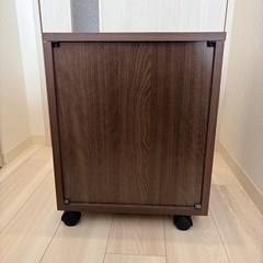 デスクワゴン サイドワゴン 2段 キャスター付 幅40cm （ 送料無料 ワゴン チェスト 収納 サイドチェスト デスク 引き出し サイドラック 机 オフィス デスクチェスト A4ファイル ）の画像
