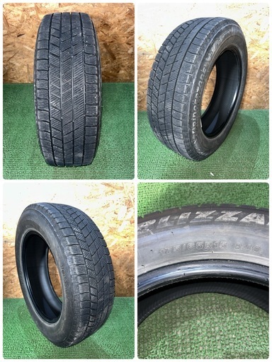 BS VRX3 175/65R15 21年 センター溝8.5 サイド7.5mm