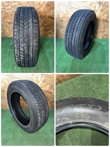 BS VRX3 175/65R15 21年 センター溝8.5 サイド7.5mm