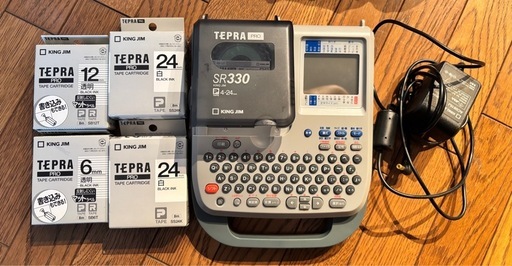 #KINGJIM#TepraProSR330#ラベルライター#テプラプロ