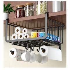 吊り戸棚下 収納ラックの画像