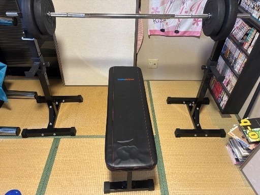 バーベル40キロ ＆ ベンチ台