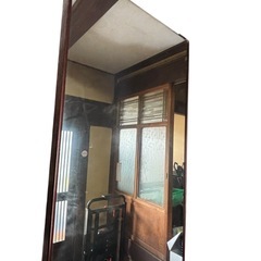 無料　姿見鏡 昭和レトロの画像