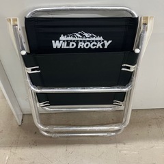 ロ2602-0309 ワイルドロッキー　アウトドアチェア　折りたたみイス　未使用品の画像