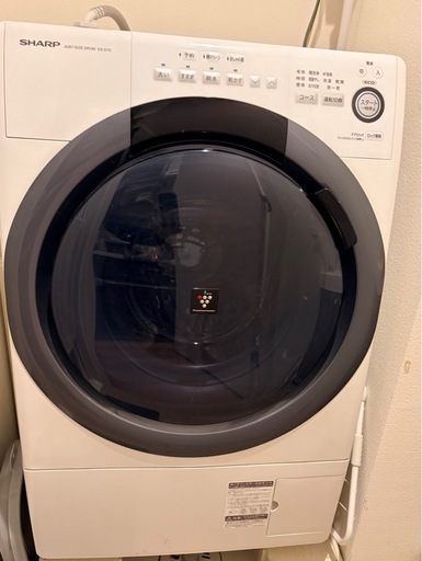 【取引中】SHARP ドラム式洗濯機 ES-S7D 動作確認済み