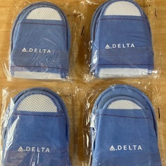 未使用折りたたみ使い捨てスリッパ4個セットの画像