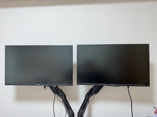 アイリスオーヤマ　モニター　ディスプレイ　2つセット　27インチ　超美品
